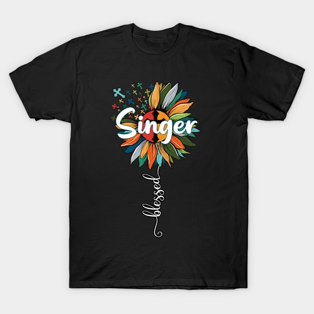 Blessed Singer T-Shirt by Brande